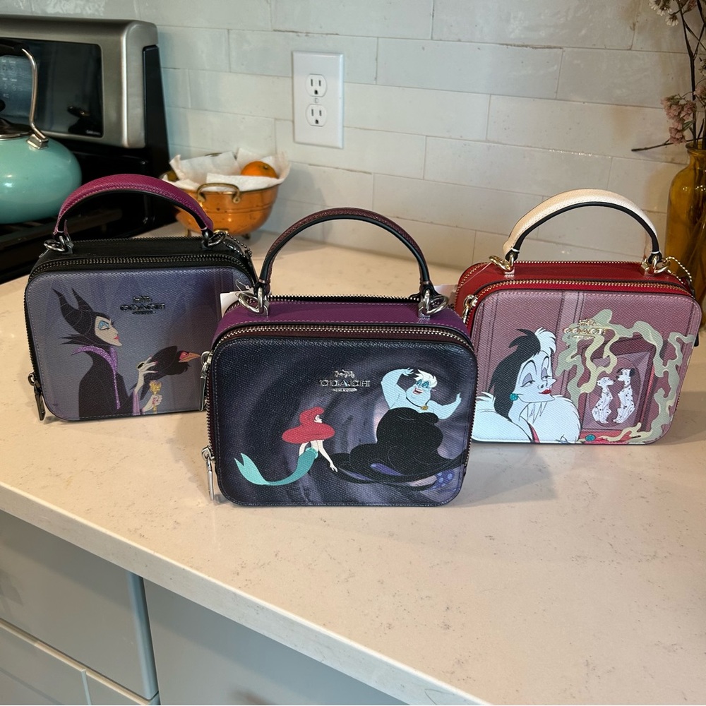 Coach X Disney Villains Box Crossbody collection